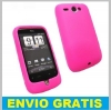 FUNDA SILICONA PARA HTC G8 WILDFIRE FUCSIA